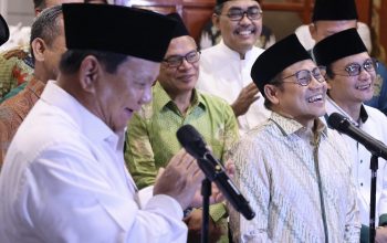Prabowo Subianto, Gus Muhaimin Iskandar serta jajaran pimpinan Partai Kebangkitan Bangsa