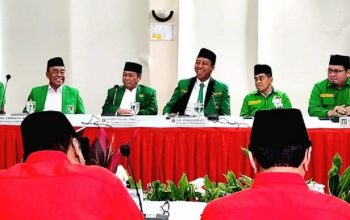 Foto: Pertemuan PDIP & PPP di Jakarta, Minggu (30/4/2023). (Dokumentasi PPP)