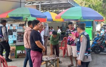 Tim gabungan Polda Gorontalo terlibat operasi melaksanakan penyuluhan dan imbuan kepada masyarakat di Kabupaten Gorontalo yang dipusatkan di menara limboto, juma’at (19/05/2023). (Foto_Arsip Polda Gorontalo)
