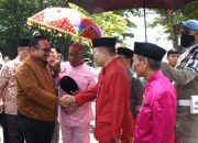 Kunjungan Menteri Agama RI Disambut dalam Tradisi Adat Mopotilolo