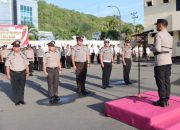 Kapolresta Gorontalo Kota Pimpin Upacara Kenaikan Pangkat, Ini Pesannya