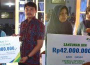 BP Jamsostek Santuni Keluarga Nelayan yang Meninggal Di kabila Bone