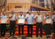 Kakanwil Kemenkumham Gorontalo Berikan Reward Satker Terbaik Pengelolaan Anggaran
