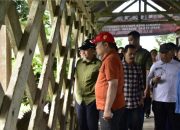 Pemprov Gorontalo Mulai Renovasi Jembatan Kayu di Desa Buti