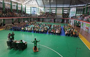 Nelson saat memberikan sambutan pada kegiatan Evaluasi Program Pembangunan Desa tahun 2023, di Gedung David-Tony Limboto, Selasa (08/08/2023).