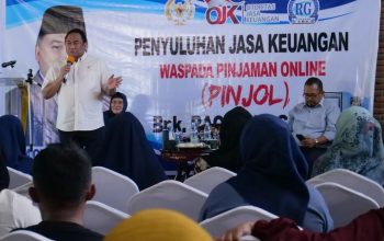 Wakil Ketua DPR RI Rachmat Gobel saat memberikan edukasi dan sosialisasi tentang bahaya PINJOL dan Investasi Bodong.