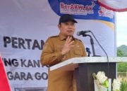 Peletakkan Batu Pertama Gedung PTUN, Penj Gubernur Gorontalo Harap Selesai Dalam 4 Bulan