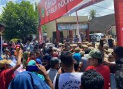 Polisi Turun Tangan Amankan Demo Soal Pengaktifan Kepala Desa Diloato Paguyaman