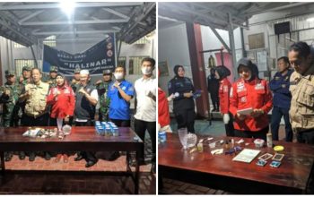 Tes Urine di Lembaga Pemasyarakatan Perempuan Kelas III Gorontalo, Tim Divisi Pas ini terdiri dari Kabid Pembinaan, Bimbingan dan TI, Kasubid Keamanan dan Kasubid TI serta Staf (15/8)