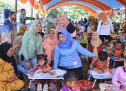 Buka Lomba Mewarnai, Wabup Suharsi: Untuk Pengembangan anak dalam mengasah bakatnya