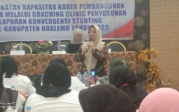 Ketua Tim Penggerak PKK Kabupaten Boalemo Dr. Heldi Vanny Alam, S.Pd, M.SI
