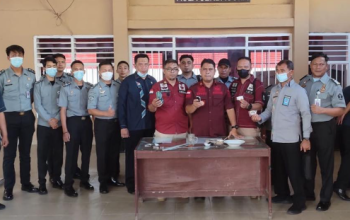 Deteksi Dini Cegah Gangguan KAMTIB, Tim Satopspatnal Divisi Pemasyarakatan Gorontalo lakukan Razia Dadakan Blok Hunian WBP Lapas Gorontalo.