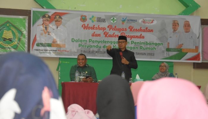 Dinkes Kabgor Gelar Workshop untuk 210 Kader Posyandu, Ini Tujuannya