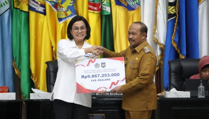 Berhasil Tekan Inflasi, Kabupaten Boalemo Terima Insentif Fiskal dari Pemerintah Pusat