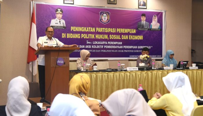 Dinas P2PA Gorontalo Gelar Lokakarya Pemberdayaan Perempuan