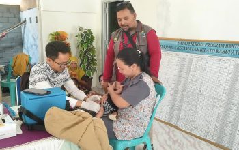Monitoring Posyandu Kembang Sepatu Dusun Juria Selatan dan Dusun Karya Tani Desa Juriya Kecamatan Bilato Kabupaten Gorontalo