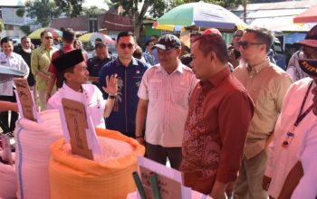 Operasi Pasar Murah, Pj Gubernur Gorontalo Ismail Pakaya Kunjungi Pedagang di Pasar Tradisional
