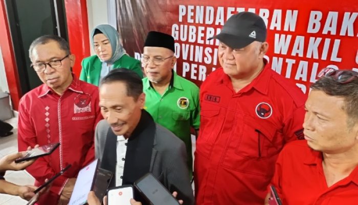 Nelson Pomalingo Maju Pilgub, Kris Wartabone: Tidak ada alasan PDIP untuk tidak membawa Pak Nelson ke tingkat DPP