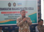 Rektor UMGO Lepas 22 Mahasiswa Prodi Administrasi Publik Jalani Praktek Kerja