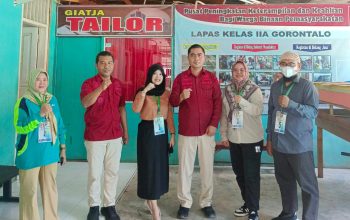 Jelang kegiatan Pengabdian di Lapas, Tim PKM Observasi di Lapas Kelas II Kota Gorontalo.