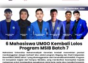 6 Mahasiswa UMGO Kembali Diterima dalam Program MSIB Kemendikbudristek