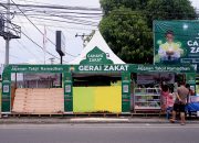 Mustahik Binaan BAZNAS Ikut Jualan Takjil di Gerai Zakat Ramadhan