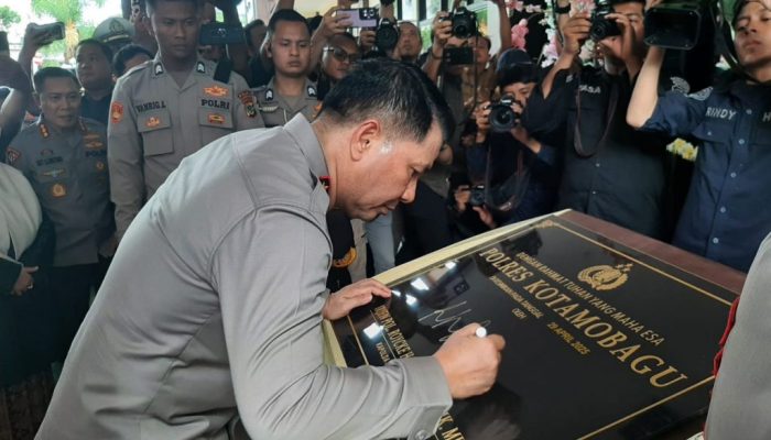 Kapolda Sulut Tegaskan Pentingnya Kamtibmas saat Resmikan Mapolres Kotamobagu