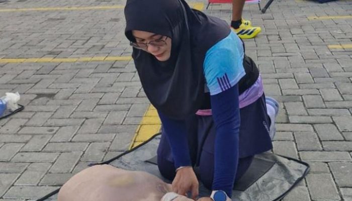 Komunitas Lari Gorontalo Antusias Ikuti Pelatihan CPR