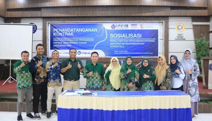 UMGO Teken Kontrak Hibah Penelitian dan PKM 2025