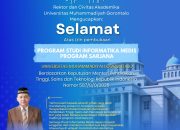 UMGO Catatkan Sejarah Buka Prodi Informatika Medis Pertama di Gorontalo