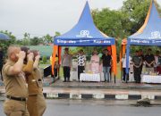 Wali Kota dan Wakil Wali Kota Kotamobagu Lepas Peserta Lomba Gerak Jalan Antar OPD
