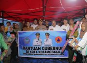 Wali Kota Kotamobagu Serahkan Bantuan Gubernur Sulut untuk Korban Kebakaran di Gogagoman