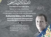 UMGO Berduka, Kehilangan Sosok Penuh Keteladanan Rubiyanto Maku