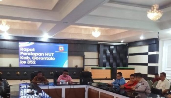 Sekda Kabupaten Gorontalo Pimpin Persiapan HUT ke-352, Libatkan ASN dan Komunitas Lokal