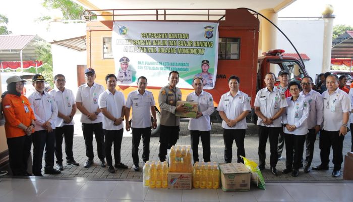 Wali Kota – Wawali Kotamobagu Salurkan Bantuan untuk Korban Banjir di Bolmong