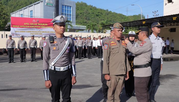 Polresta Gorontalo Resmi Mulai Operasi Zebra Otanaha 2025, Fokus Tertib Lalu Lintas