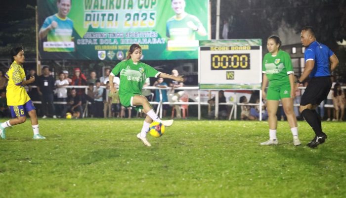 Wali Kota Kotamobagu Resmi Buka Turnamen Sepak Bola Putri Wali Kota Cup 2025