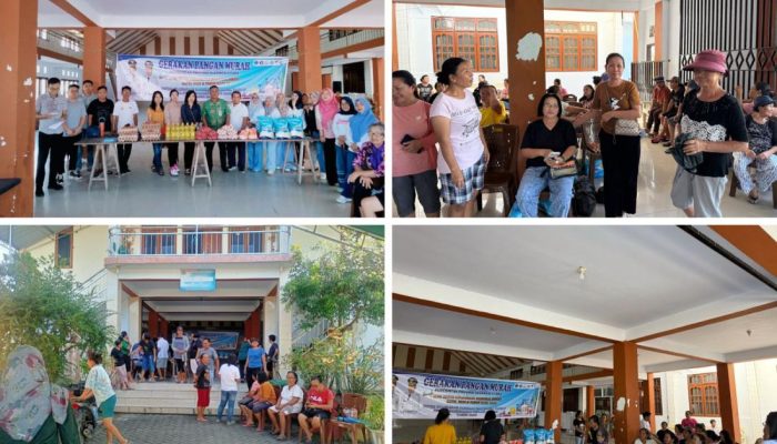 Antusias, Warga Tumobui Padati Gerakan Pangan Murah Bersubsidi