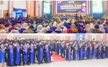 Wisuda 430 Lulusan Angkatan XXII, Rektor : UMGO Masuk Fase Kampus Unggul