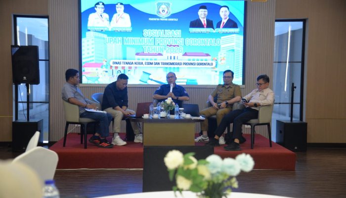 Disnakertrans Provinsi Gorontalo Gelar Sosialisasi UMP Tahun 2026