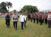 Apel Pengamanan Tahun Baru Digelar di Alun-alun Boki Hontinimbang, Ini Pesan Wali Kota Kotamobagu