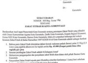 Surat Edaran Terbit, Ini Besaran Zakat Fitrah 2026 di Kota Gorontalo