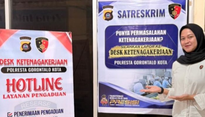 Sat Reskrim Polresta Gorontalo Optimalkan Desk Ketenagakerjaan, Buruh Bisa Laporkan Dugaan Pidana Perusahaan