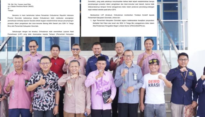 UMGO Tegaskan Status Aset Sudah Berkekuatan Hukum, Minta Pemda Hormati Putusan Pengadilan dan Rekomendasi Ombudsman