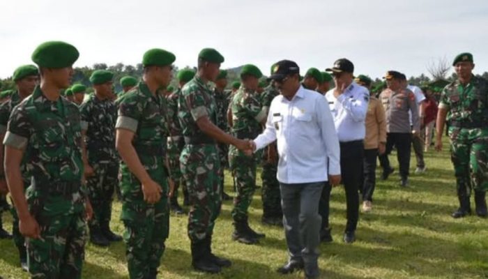 531 Personel Yonif TP 915/Bituo Resmi Ditempatkan di Kabupaten Boalemo