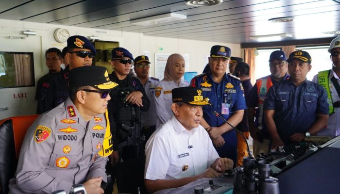 Gubernur Gorontalo Inspeksi Kapal dan Fasilitas Pelabuhan Gorontalo Jelang Arus Mudik Lebaran 1447 H