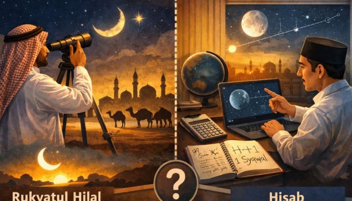 Waktu Indonesia dan Arab Saudi Terpaut 4 Jam, Mengapa Penetapan Idulfitri Bisa Berbeda?
