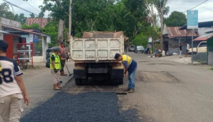 Pemkot Kotamobagu Mulai Perbaiki Jalan Zakaria Imban Sepanjang 1,2 Kilometer