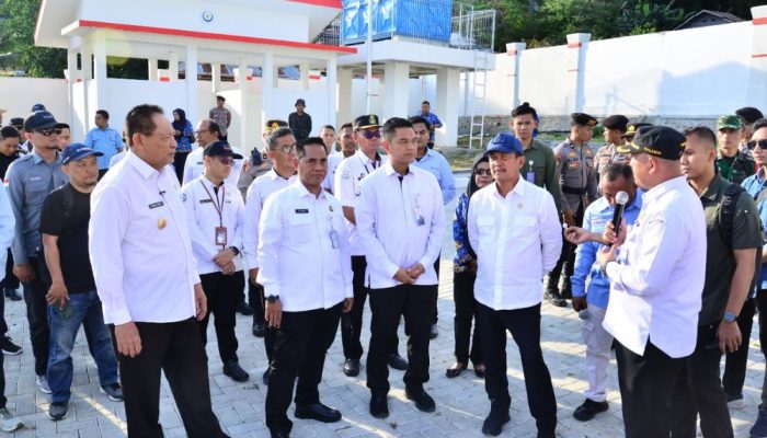 Menteri Trenggono Puas Kualitas Pembangunan KNMP Leato Gorontalo