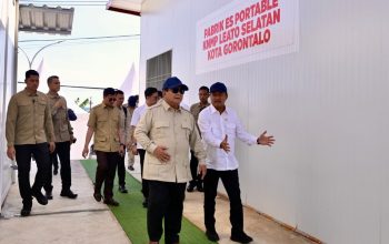 Prabowo Tinjau Shelter Ikan Kampung Nelayan Merah Putih di Gorontalo